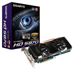 GigaByte Radeon HD 5870 870 Mhz PCI-E 2.1