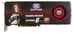 Sapphire Radeon HD 5870 850 Mhz PCI-E 2.1