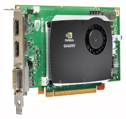 HP Quadro FX 580 450 Mhz PCI-E 2.0