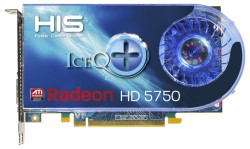 HIS Radeon HD 5750 700 Mhz PCI-E 2.1