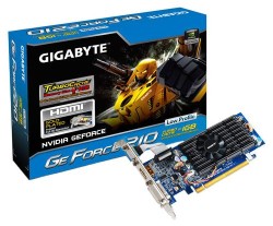 GigaByte GeForce 210 590 Mhz PCI-E 2.0 512 Mb