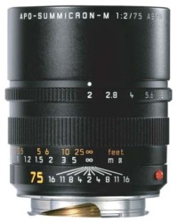 Leica Summicron-M 75mm f/2 APO Aspherical